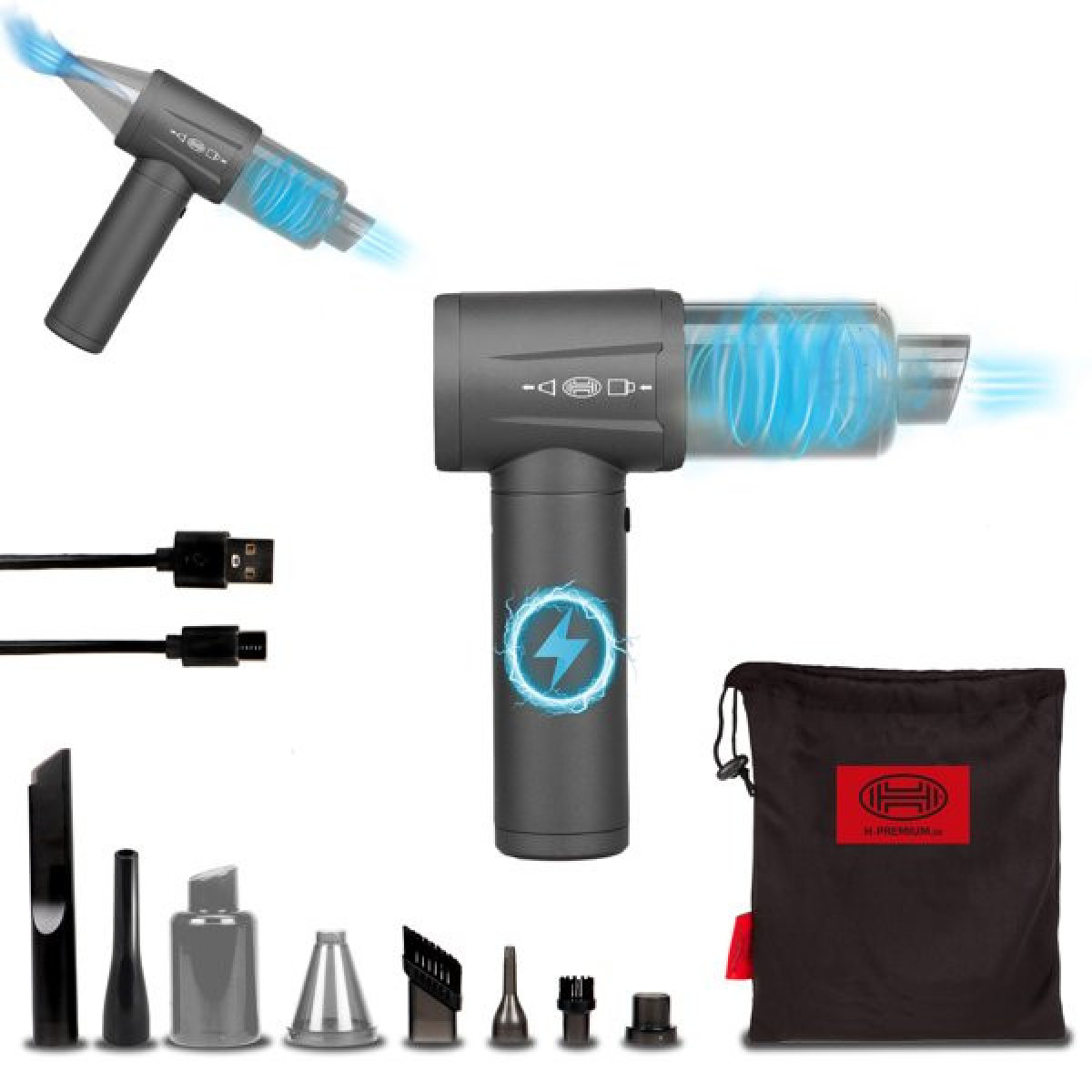 ALCA HEYNER 2in1 VacuDuster Pro akkuimuri, 90 W, HEPA-suodatin, ALC-238300