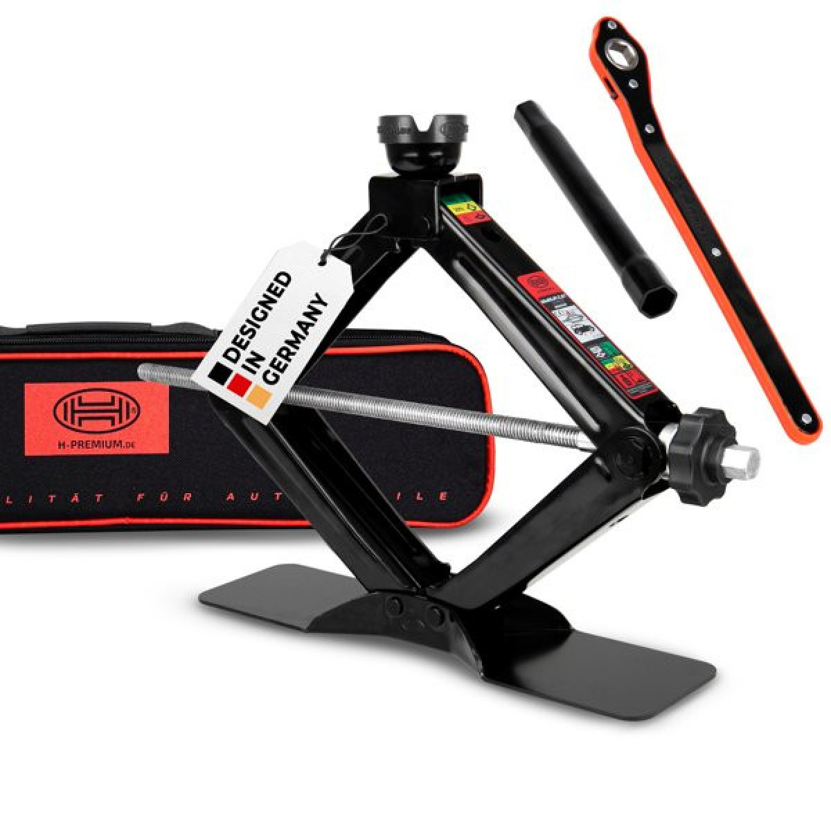 ALCA HYENER Premium -saksinostin pyöreällä jalalla, 2,0 T "Black Edition" 