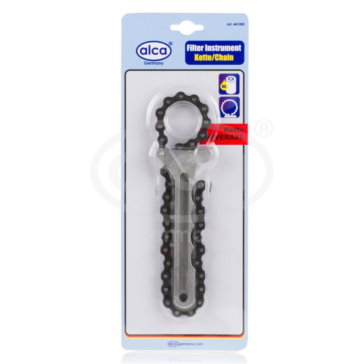 ALCA Oil Filter Wrench, Chain Type, öljynsuodatinavain