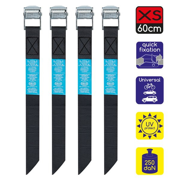 ALCA-kiinnitysremmit 4x60cm, pikalukolla 