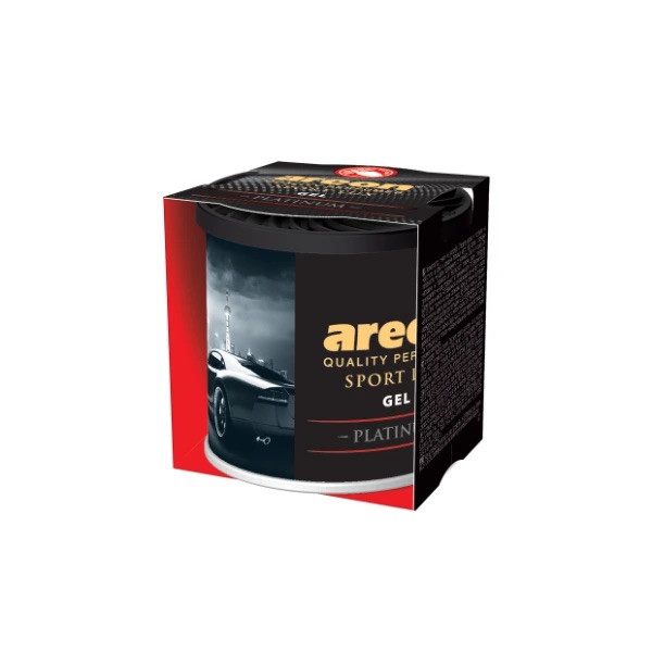 AREON Gel Sport Lux Platinum, Ilmanraikastin laatikossa