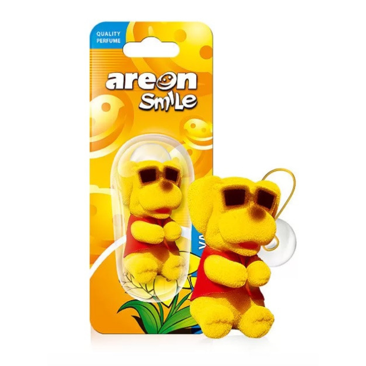 AREON Smile Toy Vanilla / Yellow Dog -ilmanraikastin AREON Smile Toy Vanilla / Yellow Dog -ilmanraikastin