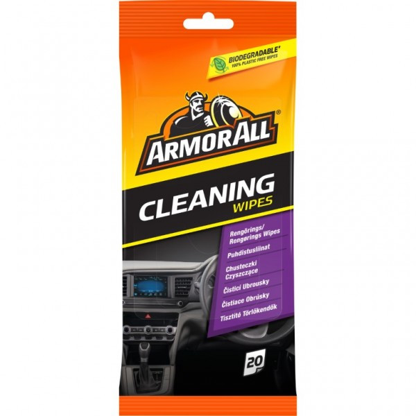 ARMORALL CRPT & Seat flow wipes, verhoilun puhdistusliinat, 20 kpl