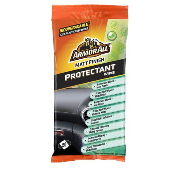 ARMORALL Dash matt flow wipes, Pyyhkeet muoville, vinyylille, mattapintaiset, 20 kpl