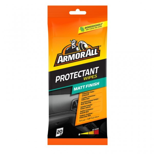 ARMORALL Dash matt flow wipes, Pyyhkeet muoville, vinyylille, mattapintaiset, 20 kpl