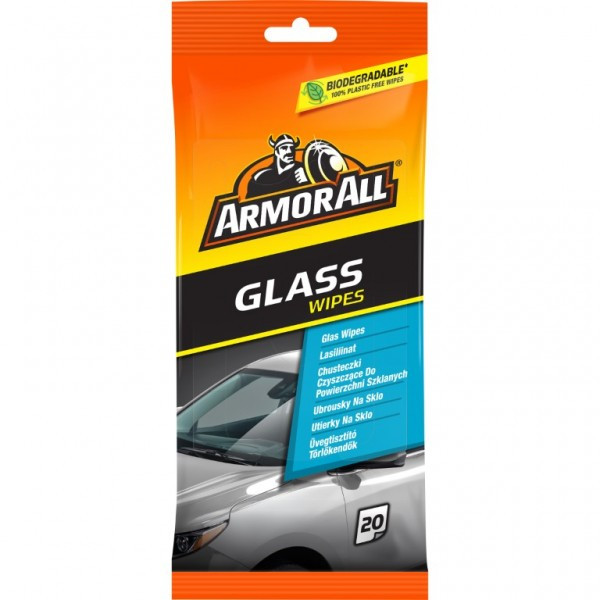 ARMORALL Glass flow wipes, Lasinpuhdistusliinat, 20 kpl.
