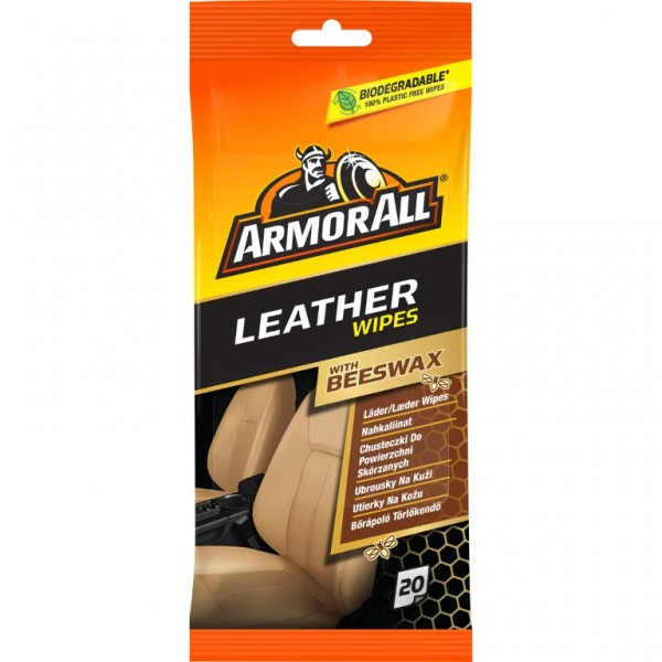 ARMORALL Leather flow wipes, Pyyhkeet nahkapinnoille, 20 kpl