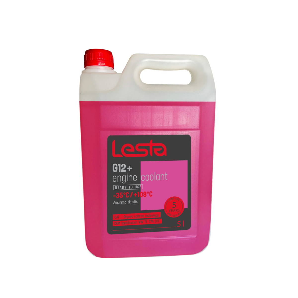 LESTA Antifreeze G12 -35°C, Jäähdytysneste, 5 kg