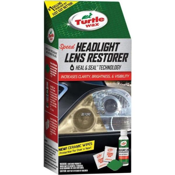 Turtle Wax Speed Headlight Lens Restorer, ajovalojen linssien entisöintiaine