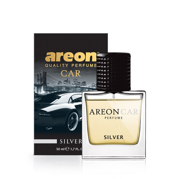 AREON Car Perfume Silver ilmanraikastinsuihke, 50 ml