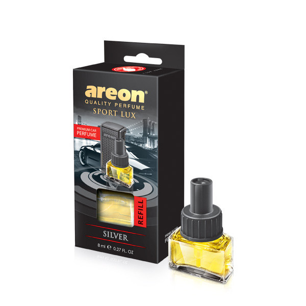 AREON Car Silver Refill täyttöpakkaus ilmanraikastimelle, 8 ml