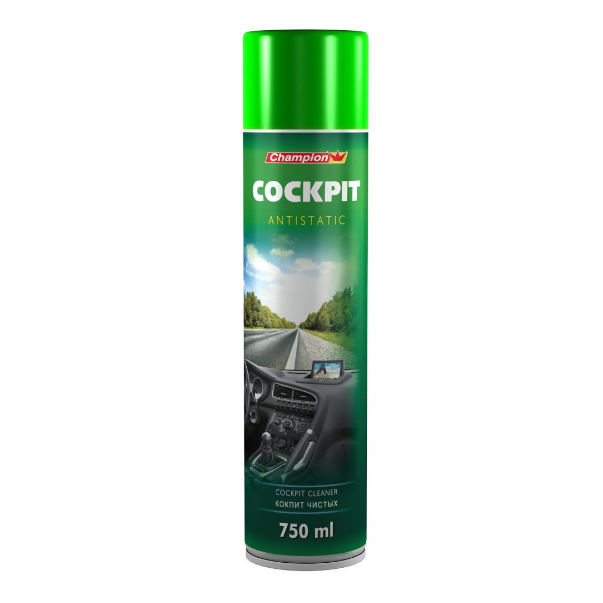 CHAMPION aero Cockpit Cleaner Fresh, kojelaudanpuhdistusaine, 750 ml