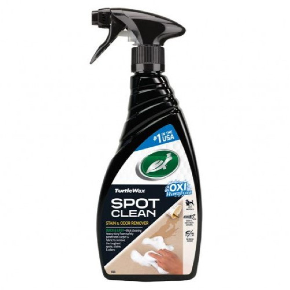TURTLE WAX Spot Clean Stain&Odor Remover, tahra- ja hajunpoistoaine, 500 ml