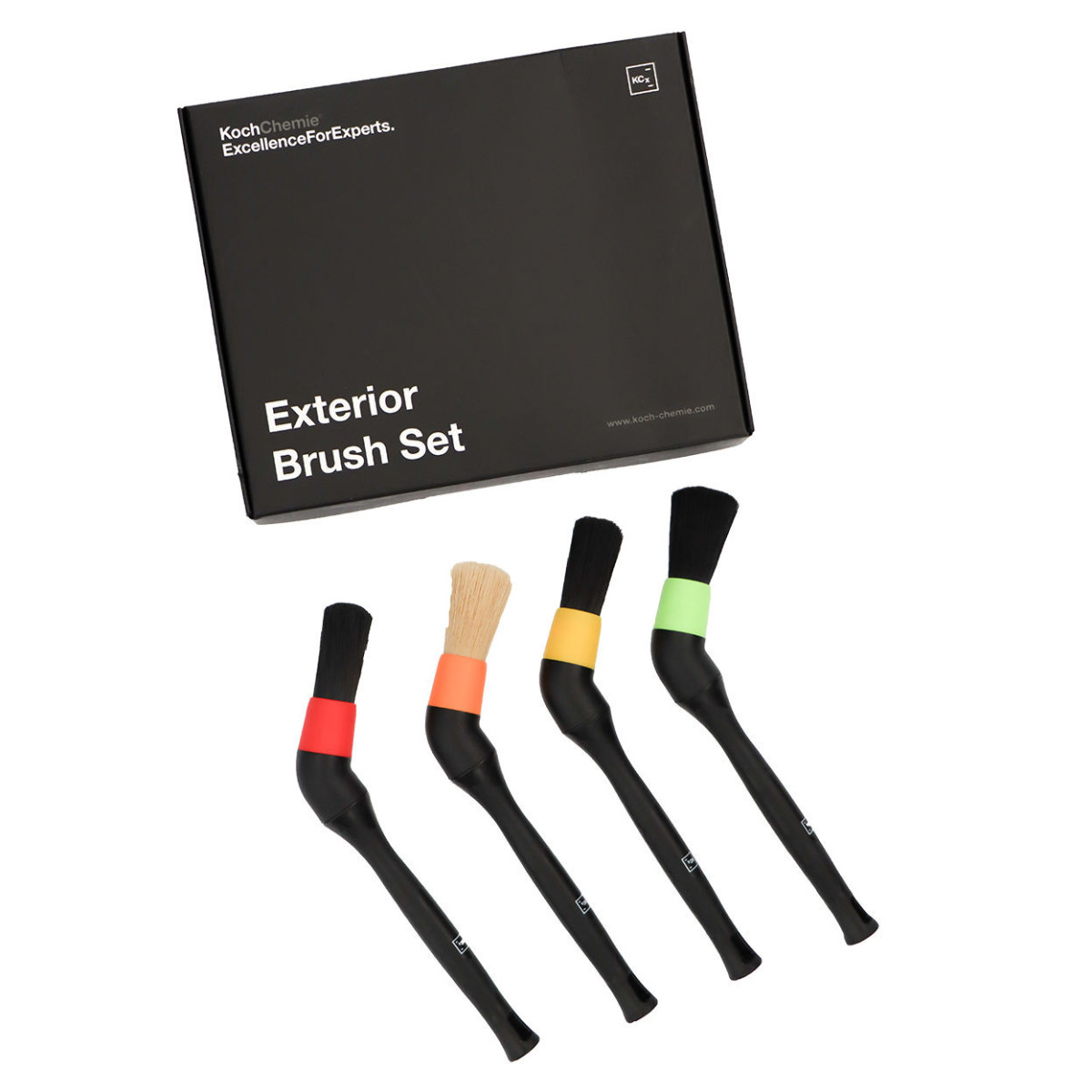 KOCH CHEMIE Exterior Brush Set, ulkoharjasetti, 4 kpl
