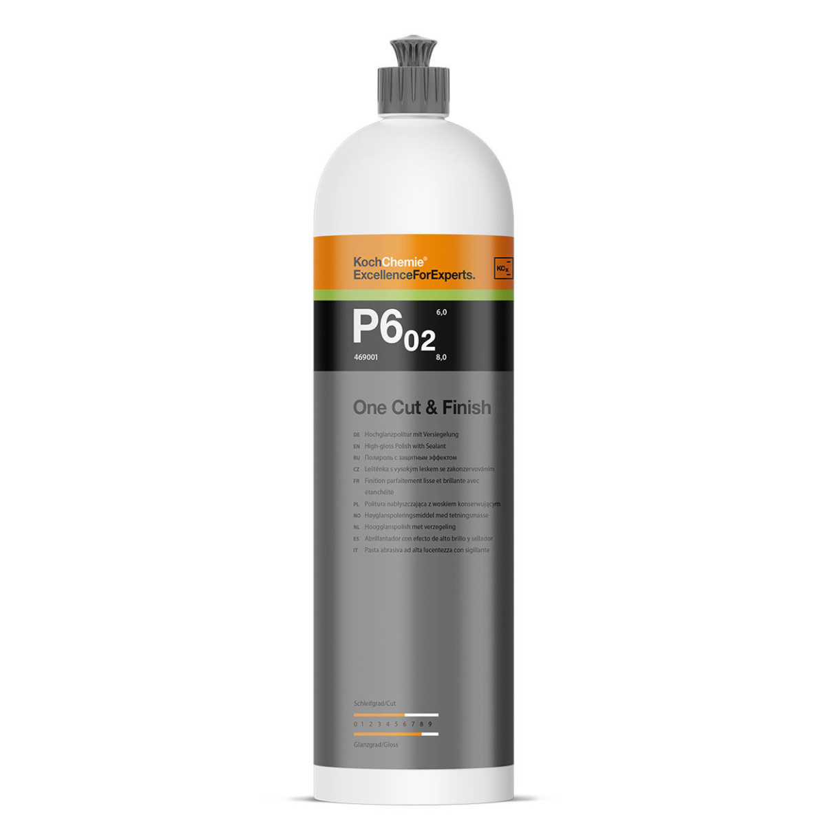 KOCH CHEMIE One Cut & Finish P6.02, korkeakiiltoinen kiillotustahna, 1L