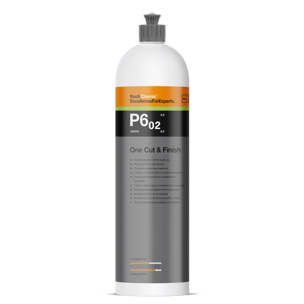 KOCH CHEMIE One Cut & Finish P6.02, korkeakiiltoinen kiillotustahna, 1L
