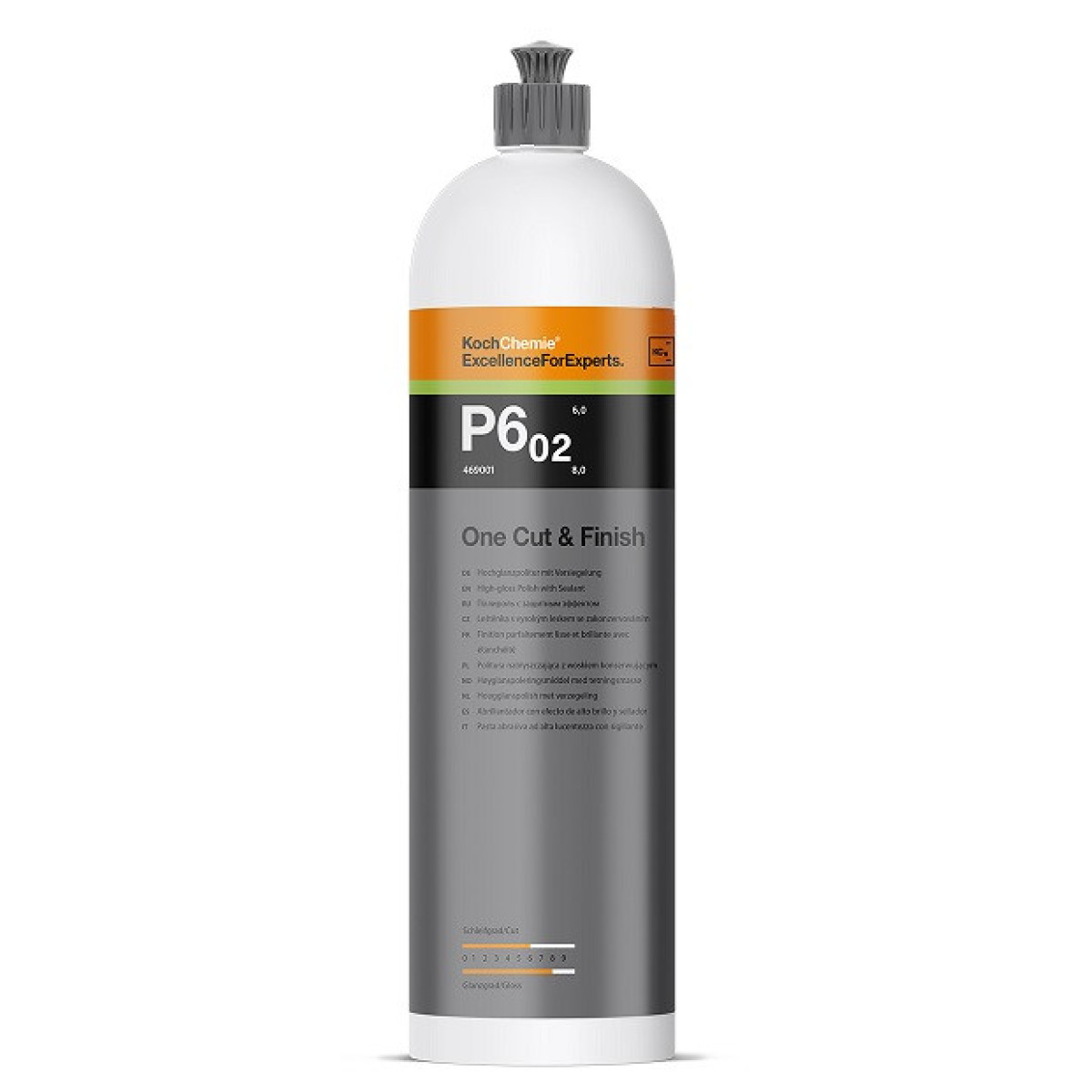 KOCH CHEMIE One Cut & Finish P6.02, korkeakiiltoinen kiillotustahna, 250 ml