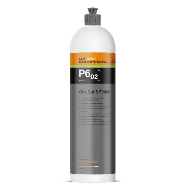KOCH CHEMIE One Cut & Finish P6.02, korkeakiiltoinen kiillotustahna, 250 ml