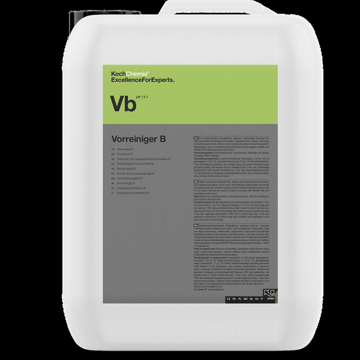 KOCH CHEMIE Vorreiniger B, Lianpoistaja, 5 l