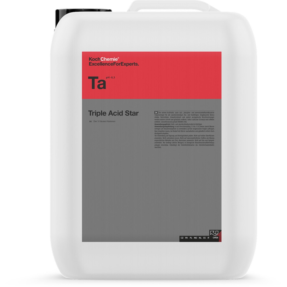 KOCH CHEMIE Triple Acid Star Cleaner Ta, hapanpuhdistusaine, 11 kg