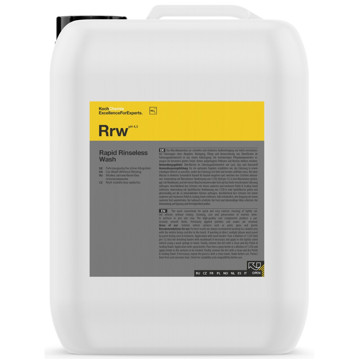 KOCH CHEMIE Rapid Rinseless Wash, Shampootiiviste, 5L