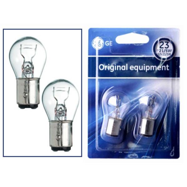 Polttimo 12V 21/5W BAY15d P21/5W BL GE 1077 17130, 2 kpl