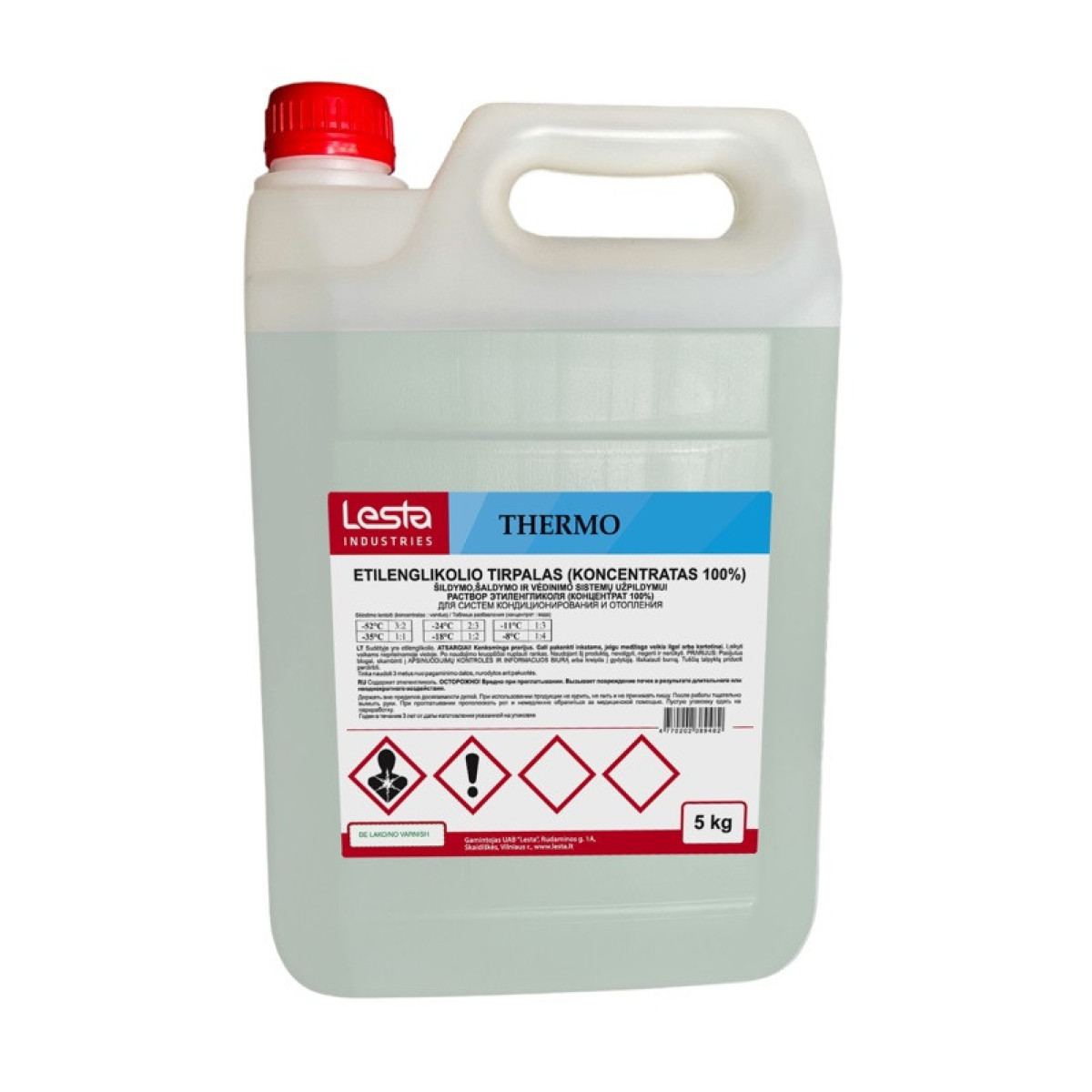 LESTA Ethylene glycol solution 100%, etyleeniglykoliliuos, 5 kg