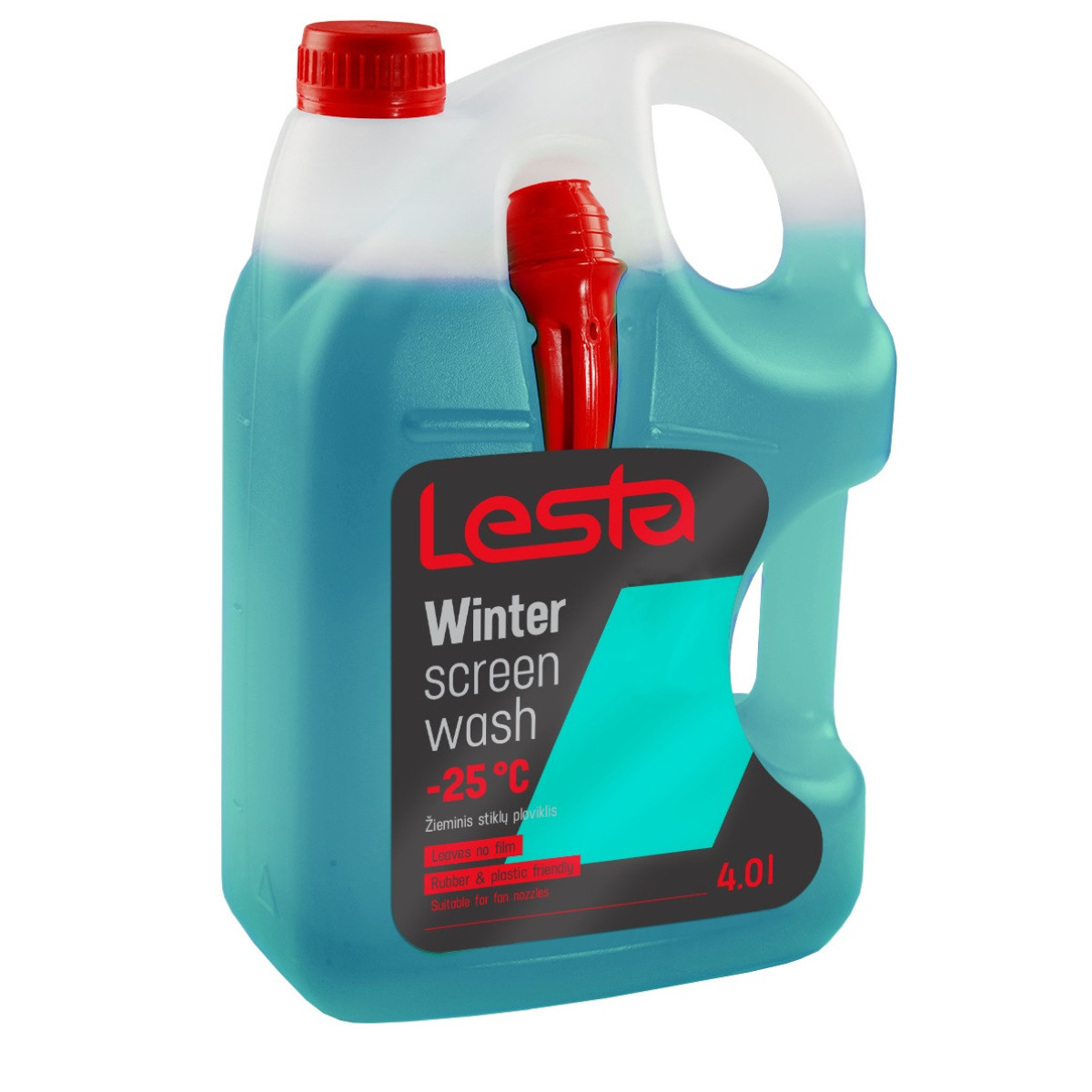 LESTA Windscreen Washer Fluid -25°C, tuulilasinpesuneste, 4l LESTA Windscreen Washer Fluid -25°C, tuulilasinpesuneste, 4l