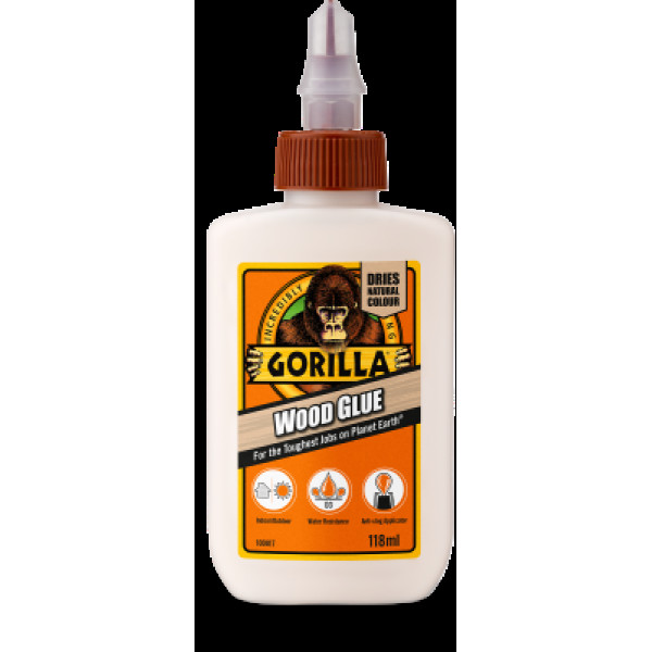 Gorilla Wood Glue, puuliima, 118 ml