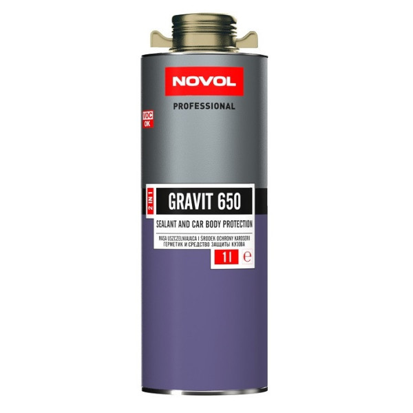 NOVOL Gravit 650 Sealant&Antigravel - Beige, tiiviste-suojapinnoite, kellertävä, 1 l