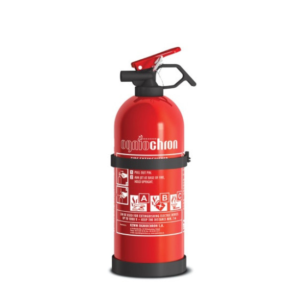 OGNIOCHRON Jauhesammutin painemittarilla ABC 1 kg