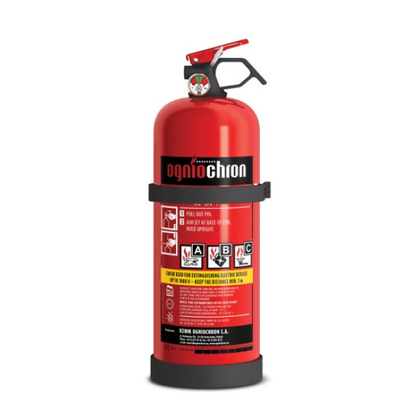 OGNIOCHRON Jauhesammutin painemittarilla ABC 2 kg