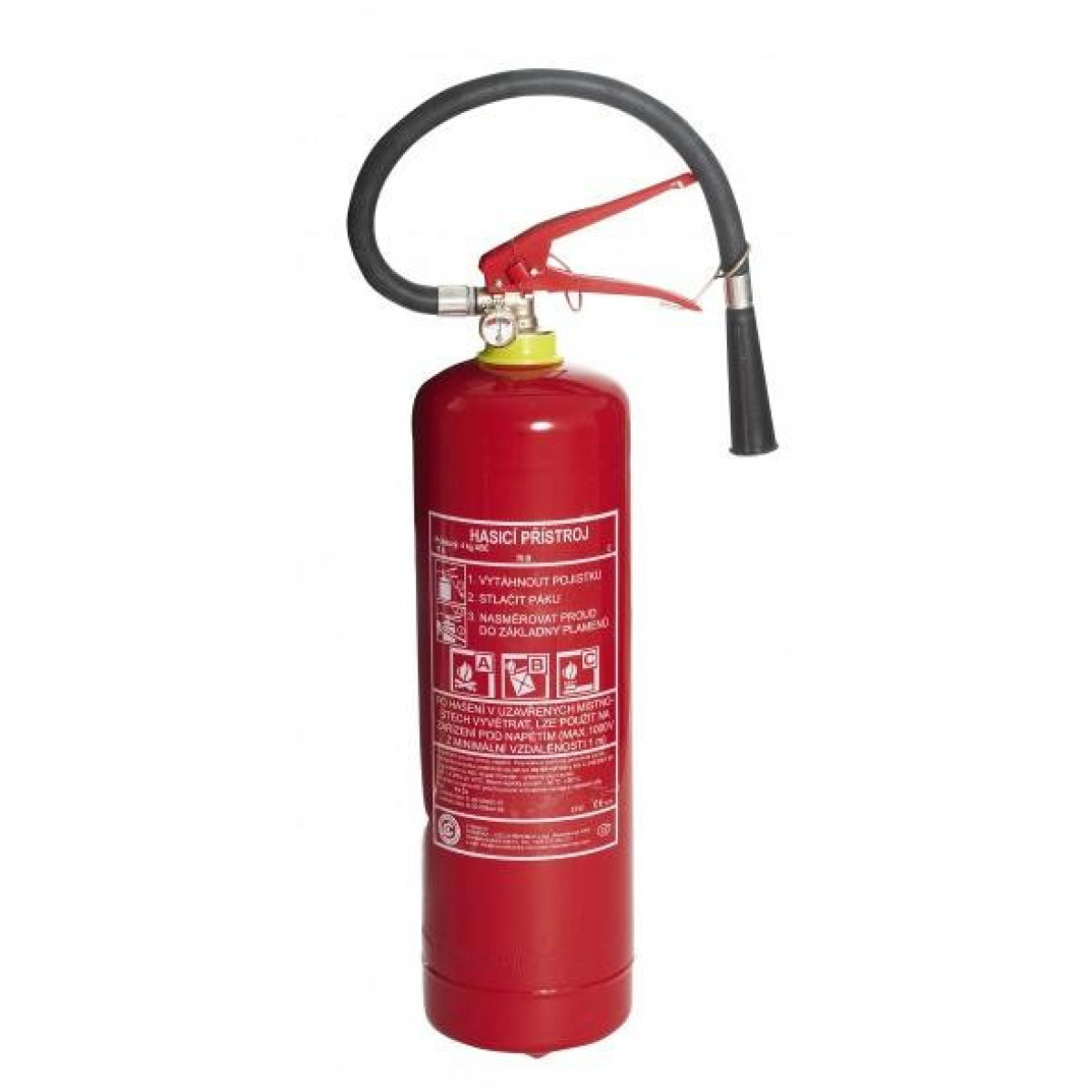 OGNIOCHRON Jauhesammutin painemittarilla ABC 4 kg OGNIOCHRON Jauhesammutin painemittarilla ABC 4 kg