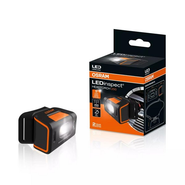OSRAM LEDinspect HEADTORCH 250 (LEDIL404), Ajovalo OSRAM LEDinspect HEADTORCH 250 (LEDIL404), Ajovalo