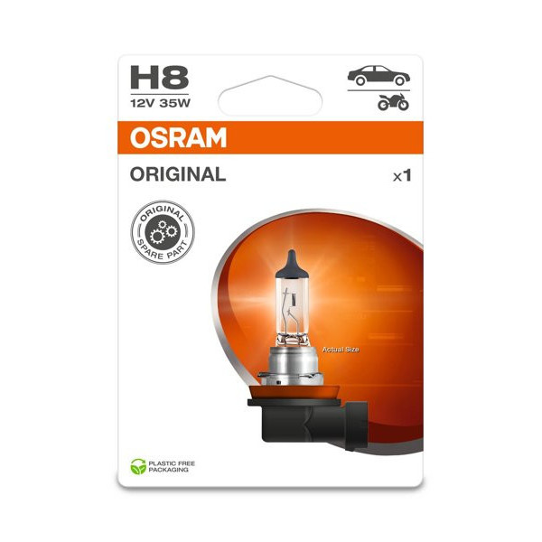 OSRAM Auton polttimo H8 35W 12V PGJ19-1, 1 kpl