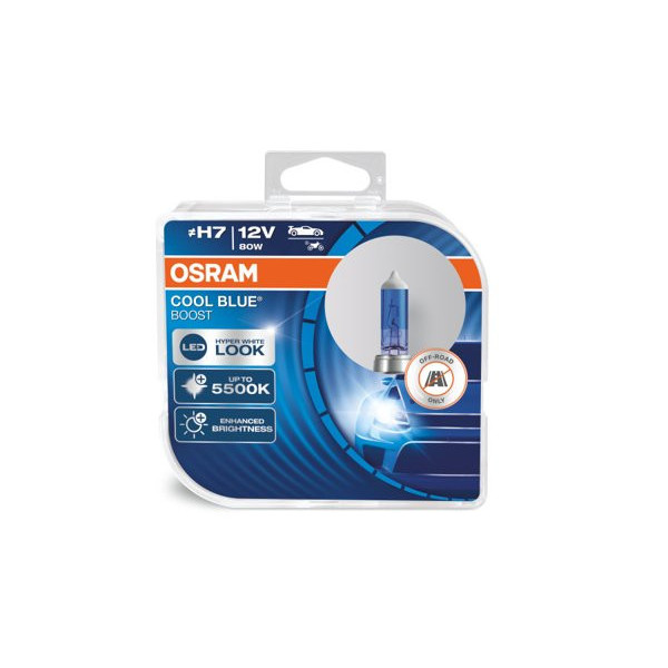 OSRAM Cool Blue Boost H7 PX26D, Auton polttimot, 80W 12V, 2 kpl
