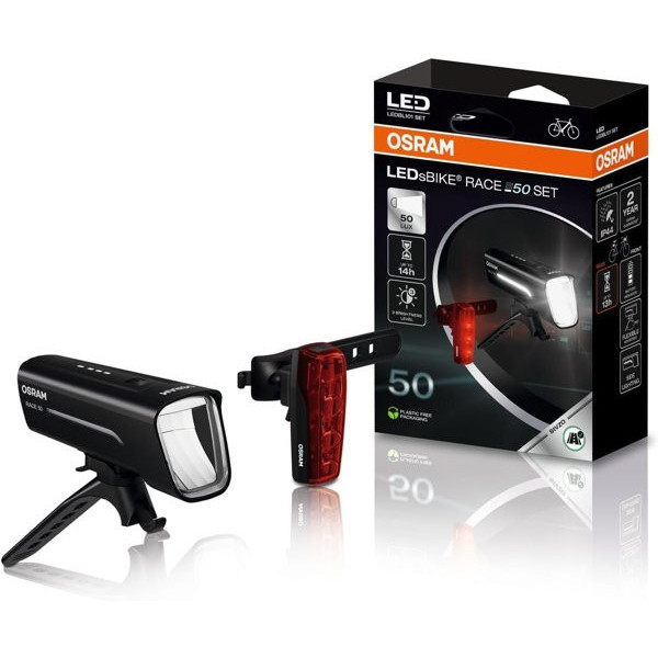 OSRAM LED'sBike 50, polkupyörän valosetti OSRAM LED'sBike 50, polkupyörän valosetti