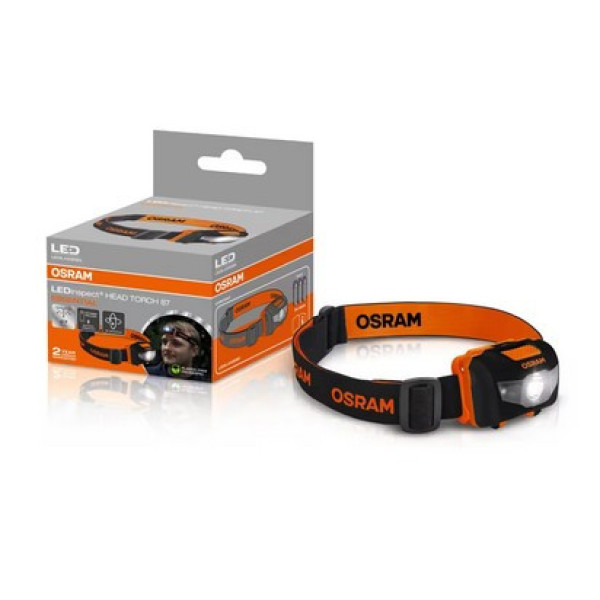 OSRAM LEDinspect Head Torch 87 Essential LED-otsalamppu paristoilla
