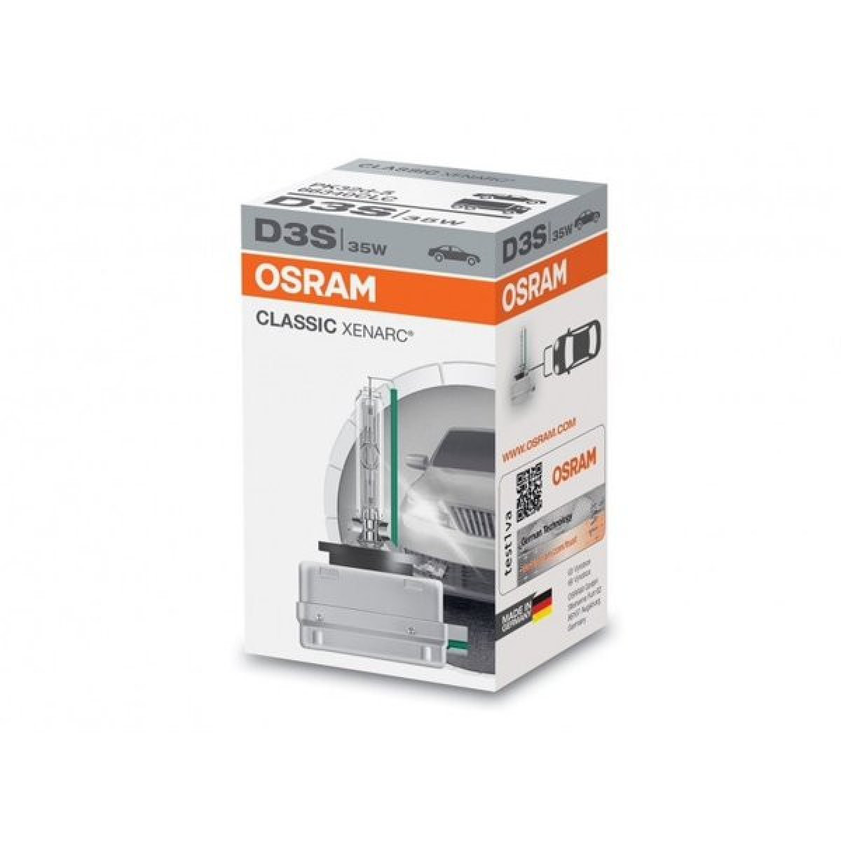 OSRAM Polttimo, 35W D3S Xenon Classic PK32D-5 D3S, 1 kpl