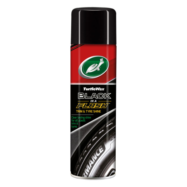 TURTLE WAX Black In A Flash, rengas- ja puskurikiillotusaine, 500 ml