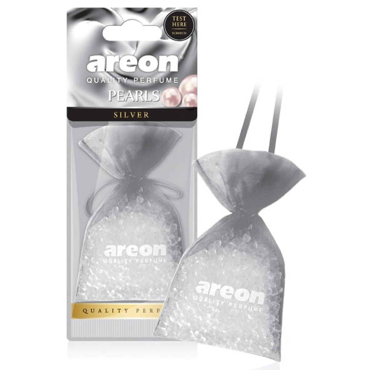 AREON Pearls Sport Lux Silver -ilmanraikastin