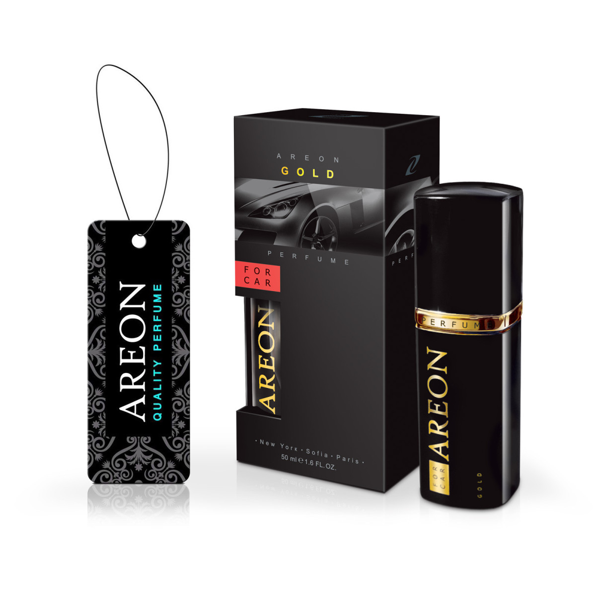 AREON Perfume Gold -ilmanraikastinsuihke, 50 ml