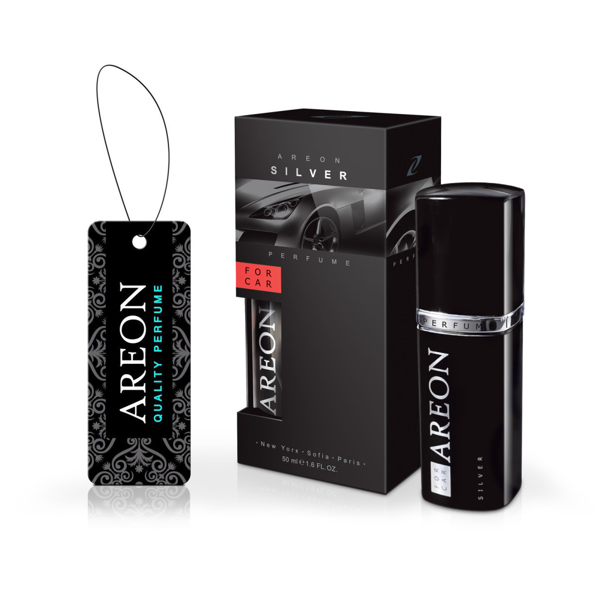 AREON Perfume Silver, ilmanraikastinsuihke, 50 ml