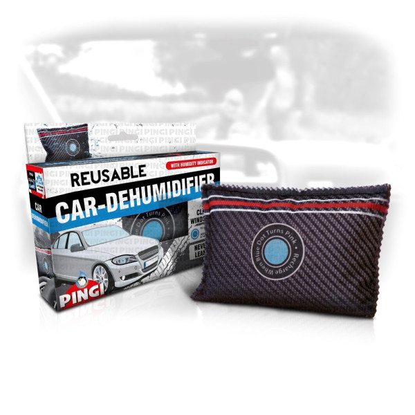 PINGI Car-Dehumidifier XL, uudelleenkäytettävä kosteudenimejä, 300 g