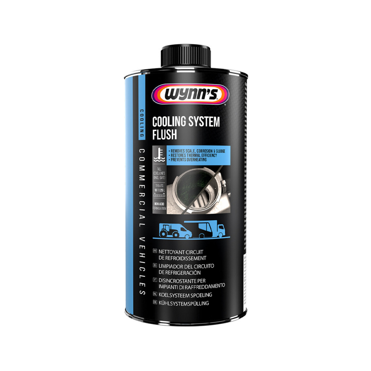 WYNNS Cooling System Flush, jäähdytysjärjestelmän puhdistusaine, 1L
