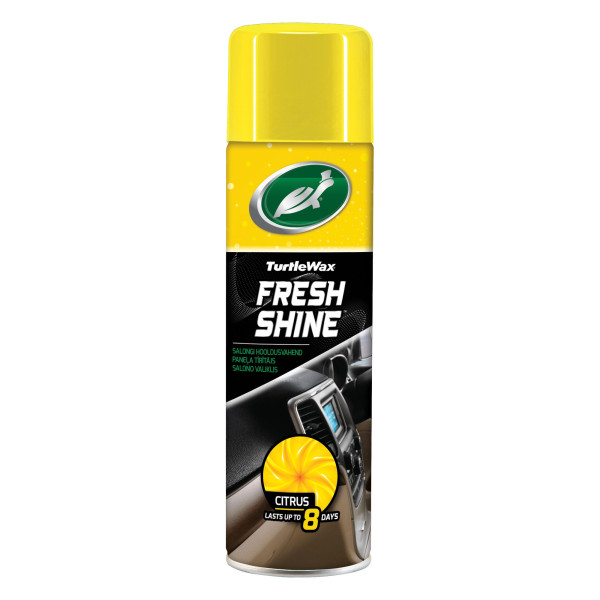 TURTLE WAX Fresh Shine Citrus, muovinhoitoaine, sitruunan tuoksu, 500 ml