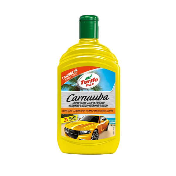 Turtle Wax -shampoo karnaubavahalla, 500 ml.