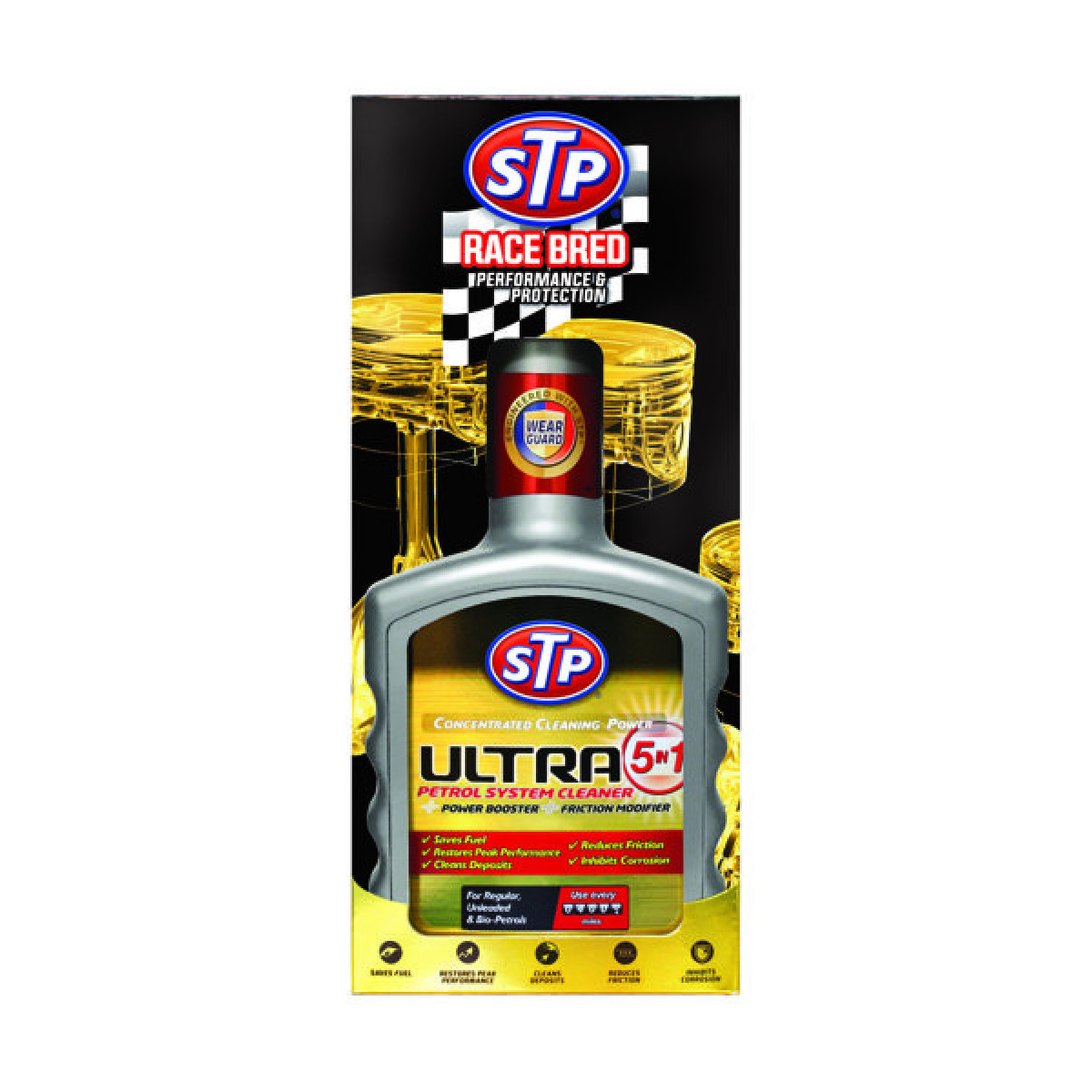 STP Ultra 5in1, polttoainejärjestelmän puhdistusaine, 400 ml
