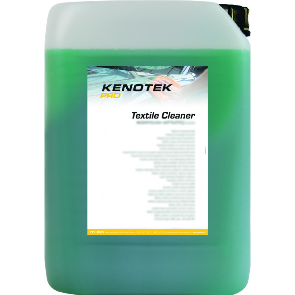 KENOTEK Textile Cleaner, tekstiilien puhdistusaine, 10 L