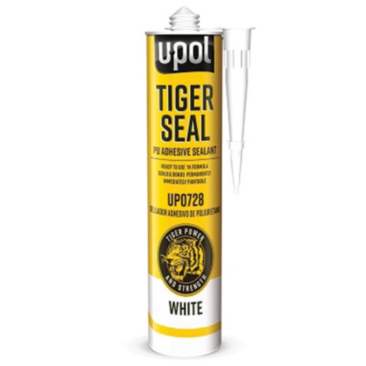 Tiger Seal PU Adhesive & Sealant White, tiivisteaine, valkoinen, 310ml Tiger Seal PU Adhesive & Sealant White, tiivisteaine, valkoinen, 310ml